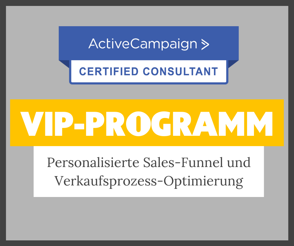 ActiveCampaign VIP Programm